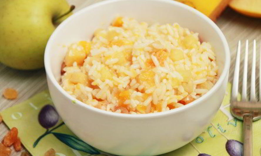 Рецепт плова с тыквой и фруктами