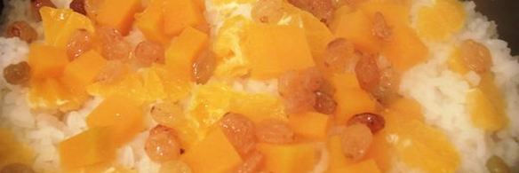 плов с тыквой и цитрусами