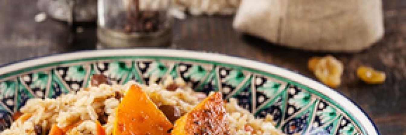 Плов с тыквой