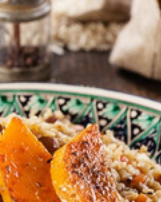 Плов с тыквой