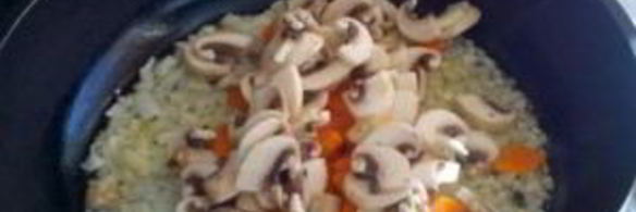 плов со свининой и грибами