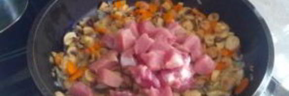 плов со свининой и грибами