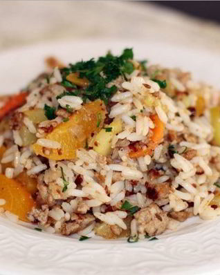 Плов со свининой по-тайски