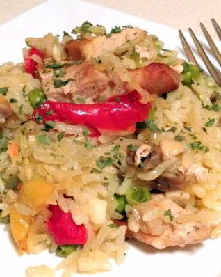 Плов со свинины