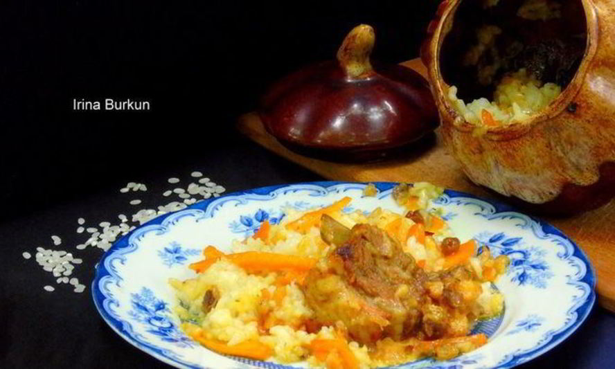 Рецепт плова в горшке