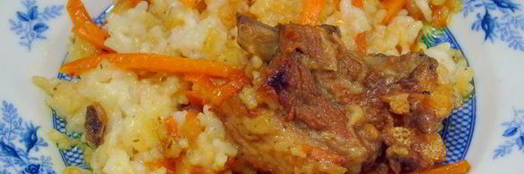 плов в горшке