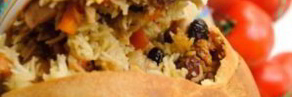 плов в лаваше