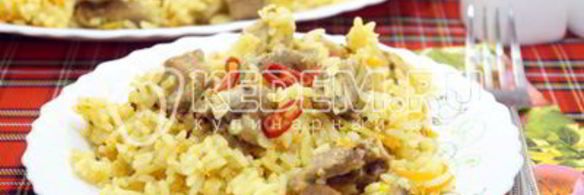 плов в мультиварке со свининой