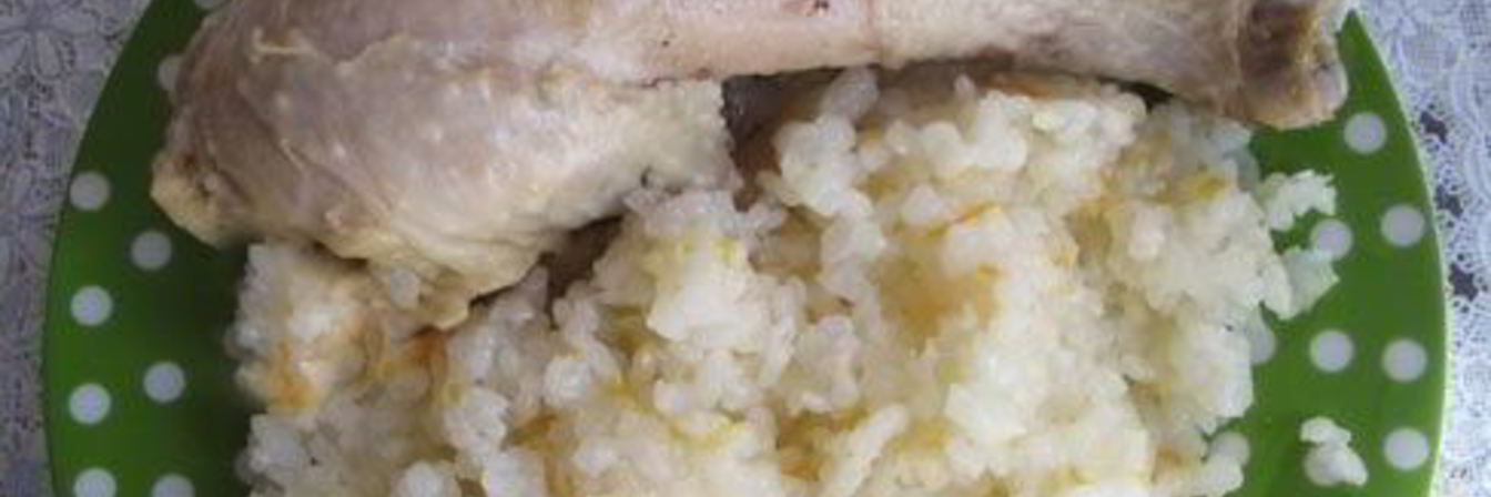 Плов в пароварке с курицей