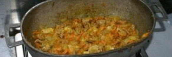 плов в утятнице