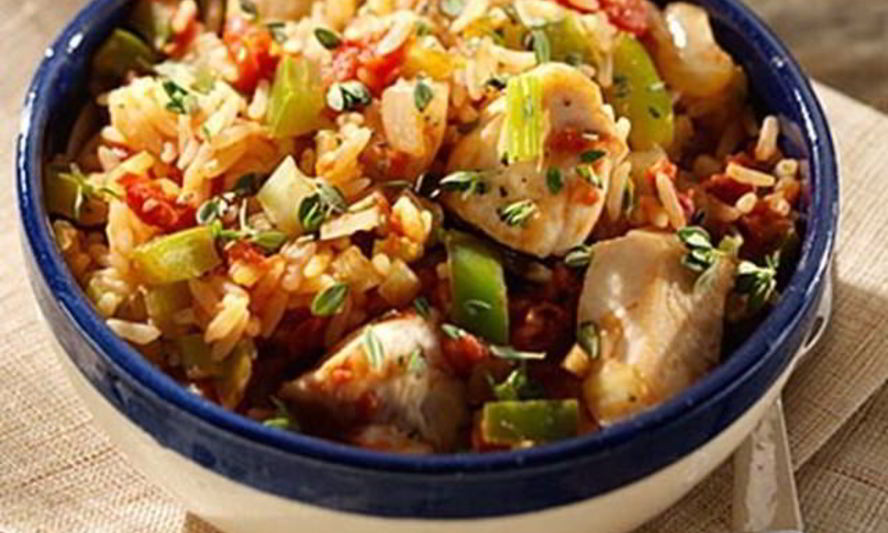 Рецепт пряной джамбалайя из курицы