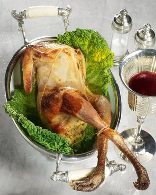 Цесарка с пряным пилавом из киноа