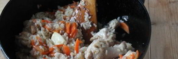 узбекский плов с курицей