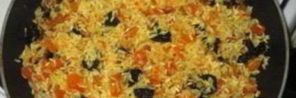 вегетарианский плов с сухофруктами