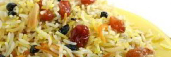 вегетарианский плов с сухофруктами