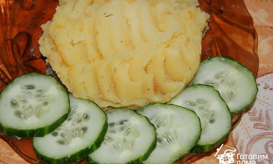 Рецепт постного картофельного пюре с луком и морковью