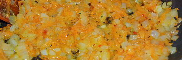 постное картофельное пюре с луком и морковью