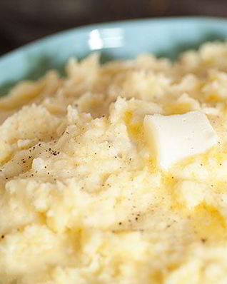 Пюре картофельное с молоком и яйцом