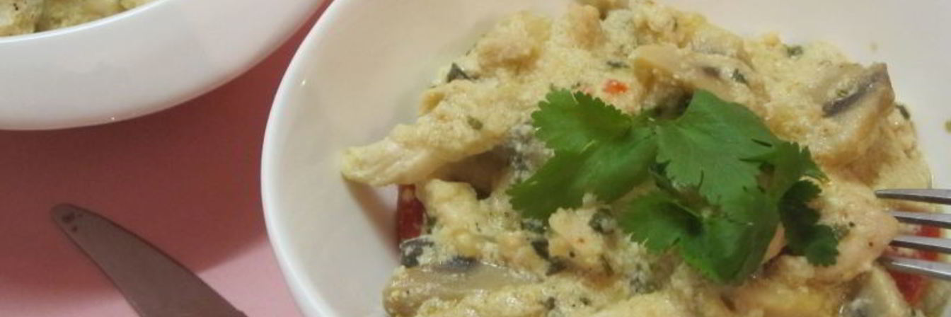 Фрикасе из курицы с грибами