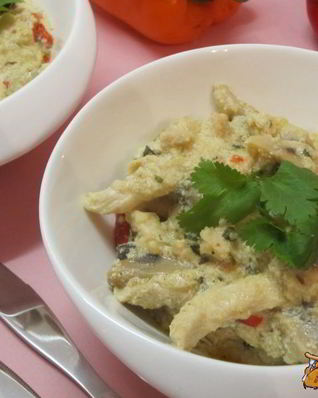 Фрикасе из курицы с грибами