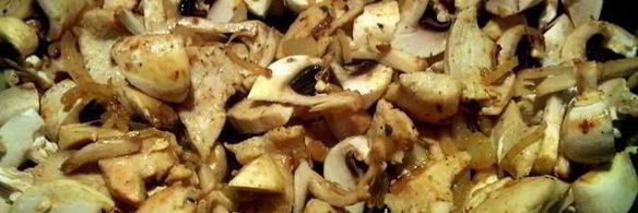 фрикасе из курицы с шампиньонами