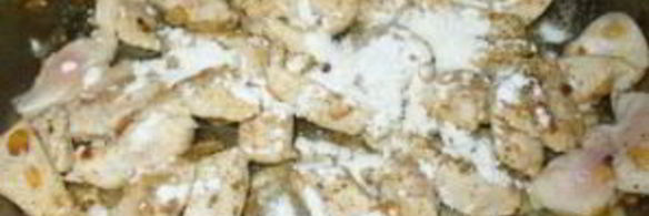 фрикасе из курицы с сыром