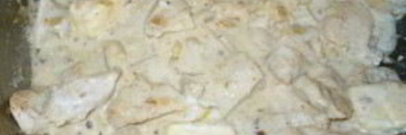 фрикасе из курицы с сыром