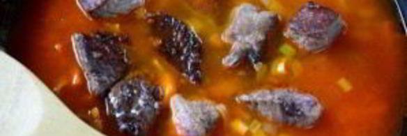 говяжье рагу в томатно-сливочном соусе