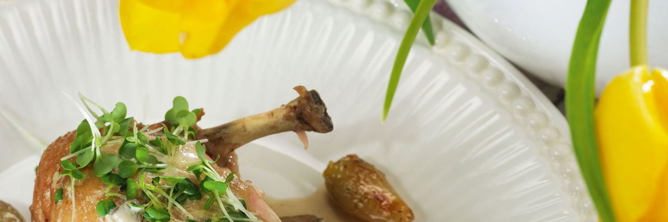 Куриное фрикасе с грибами