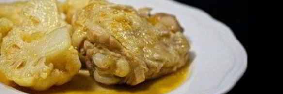 куриное рагу с цветной капустой и помидорами