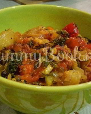 Летнее рагу из вкусных овощей