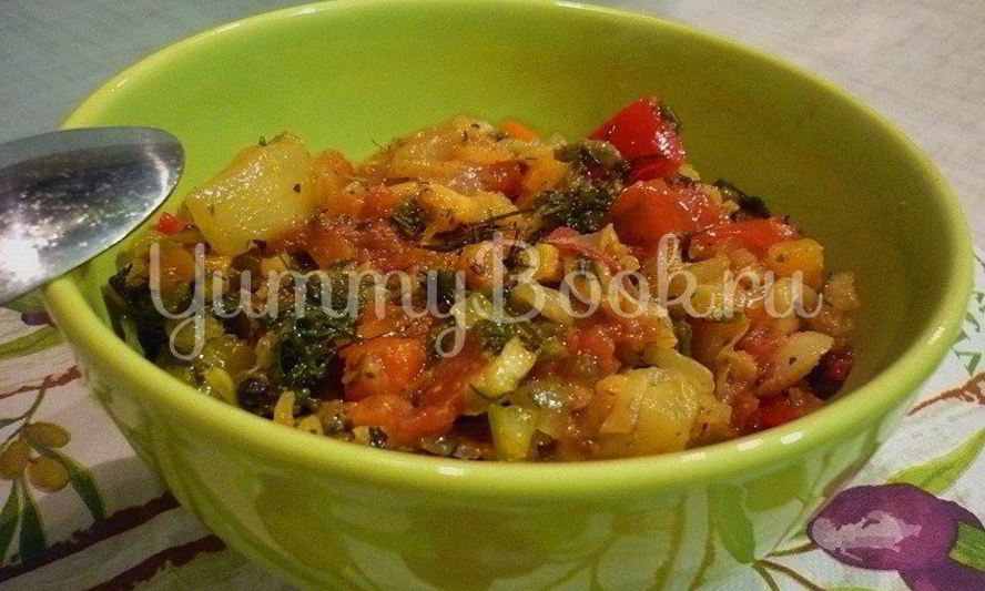Рецепт летнего рагу из вкусных овощей