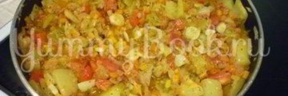 летнее рагу из вкусных овощей