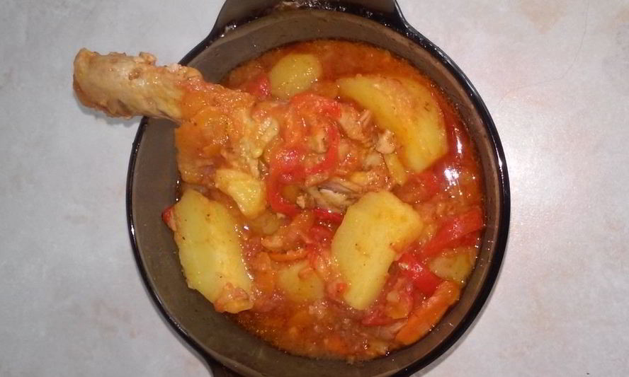 Рецепт летнего рагу с курицей