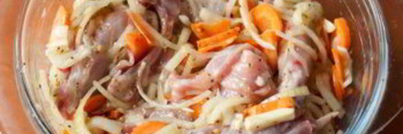 лимонное рагу из кролика