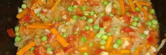 мясные рулетики с овощным рагу