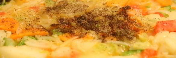 овощное рагу из кабачков, картошки и капусты