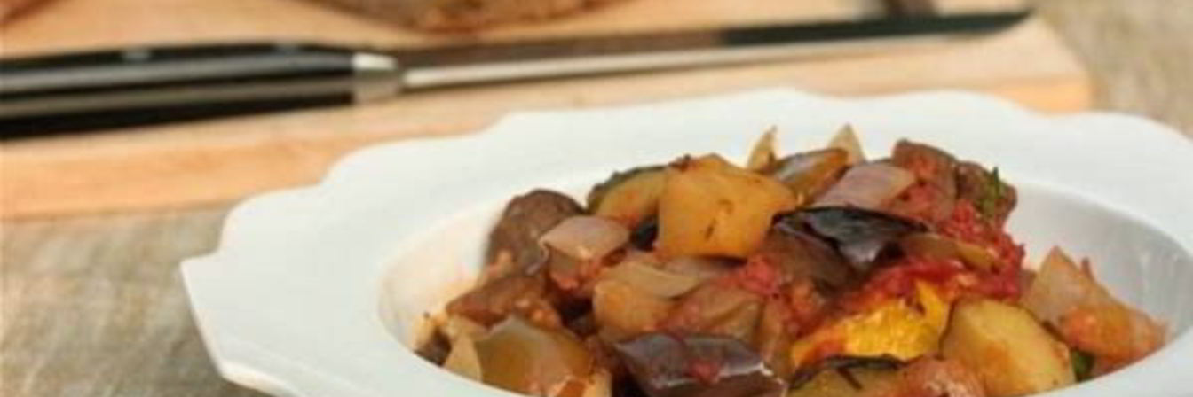 Овощное рагу с баклажаном