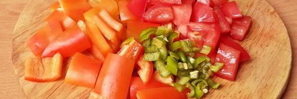 овощное рагу с фаршем и кабачками