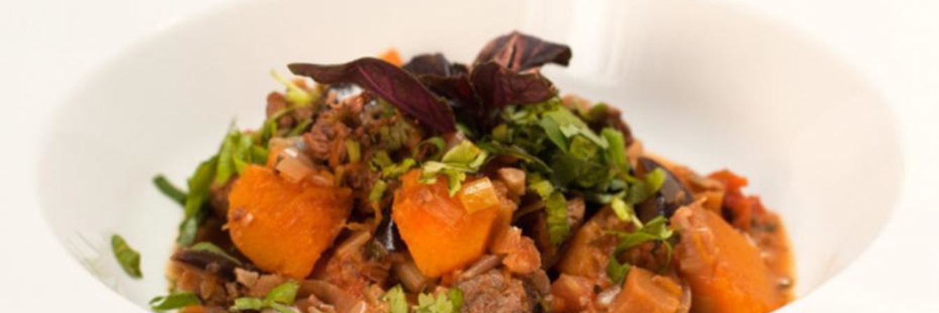 Овощное рагу с говядиной