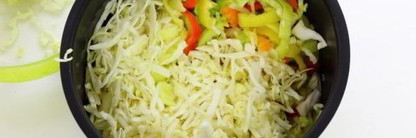 овощное рагу с кабачками и капустой в мультиварке