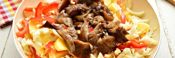 овощное рагу с картофелем и грибами