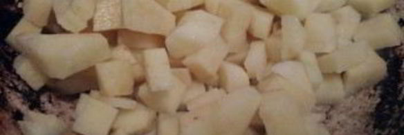 овощное рагу с куриными сердечками