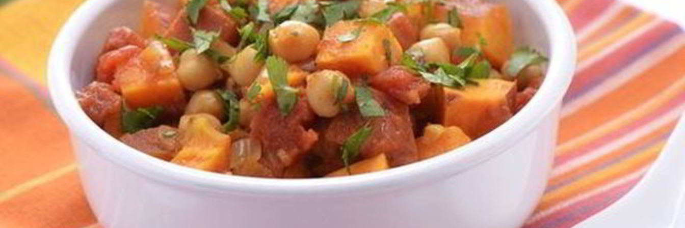 Овощное рагу с нутом