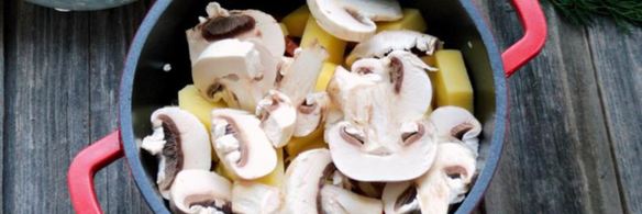 овощное рагу с шампиньонами