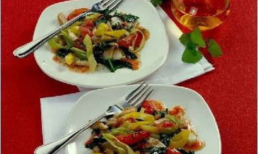 Рецепт овощного рагу с вешенками