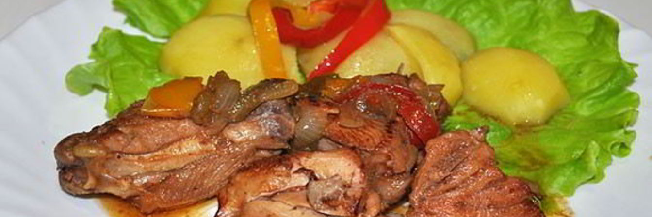 Пикантное рагу из курицы