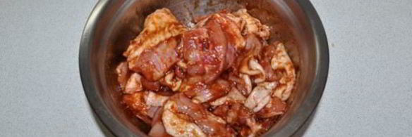 пикантное рагу из курицы