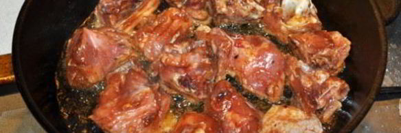 пикантное рагу из курицы