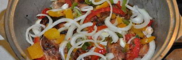 пикантное рагу из курицы